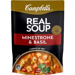 Campbell's Real Soup Pouch Minestrone & Basil