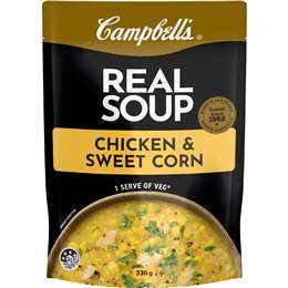 Campbell's Real Soup Pouch Chicken & Sweet Corn