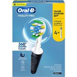 Oral-B Vitality Pro Set Rechargeable Toothbrush Deeper Clean Black