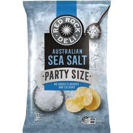 Red Rock Deli Potato Chips Sea Salt 290g