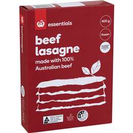 Essentials Frozen Beef Lasagne