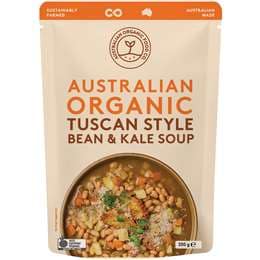 Australian Organic Food Co. Tuscan Style Bean & Kale Soup Pouch