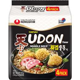 Nongshim Tempura Udon Noodle Soup 4 pack