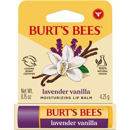 Burt's Bees Moisturising Lip Balm Lavendar Vanilla
