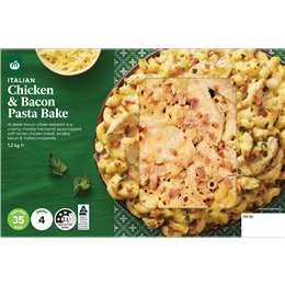 Woolworths Chicken & Bacon Pasta Bake