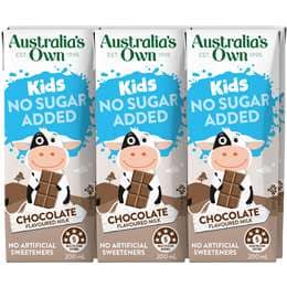 Australia's Own Kids No Sugar Added Milk Poppers Chocolate
