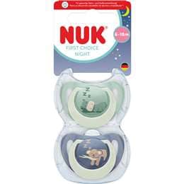 NUK First Choice Night Soother Hippo & Koala 6-18M