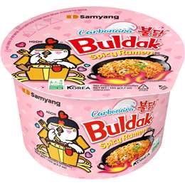 Samyang Buldak Carbonara Spicy Ramen Big Bowl