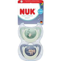 NUK First Choice Night Soother Hippo & Koala 0-6M