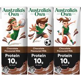 Australia's Own Protein Chocolate Flavoured Milk Poppers