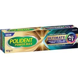 Polident Denture Adhesive Cream Ultimate All In 1 40g