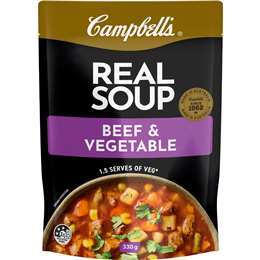 Campbell's Real Soup Pouch Beef & Vegetable