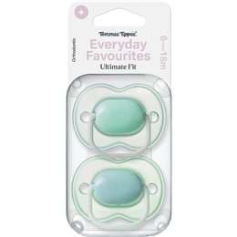 Tommee Tippee Everyday Favourites Ultimate Fit Soother 6-18M
