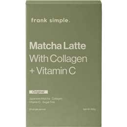 frank simple. Matcha Latte With Collagen & Vitamin C