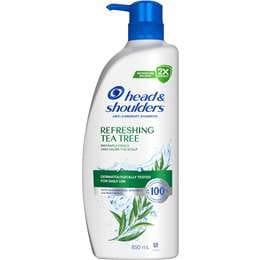 Head & Shoulders Refreshing Tea Tree Oil Shampoo 850mL
