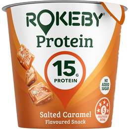 Rokeby Protein Snack Pot Salted Caramel 160g