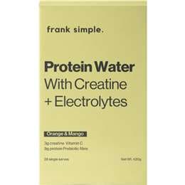 frank simple. Protein Water With Creatine & Electrolytes Orange Mango