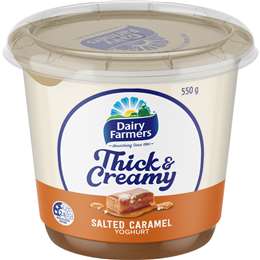 Dairy Farmers Thick & Creamy Yoghurt Murray River Salted Caramel