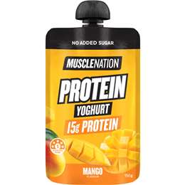 Muscle Nation Protein Yoghurt Pouch Mango