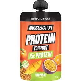 Muscle Nation Protein Yoghurt Pouch Tropical