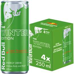Red Bull Energy Drink The Winter Edition Exotic Passionfruit 250mL x 4 pack
