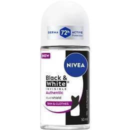 Nivea Women Black & White Roll On Antiperspirant Authentic 50mL
