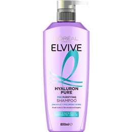 L'Oreal Paris Elvive Hyaluron Pure Shampoo 800mL