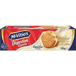McVitie's Digestive Cream Biscuits Vanilla 100g