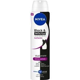 Nivea Women Black & White Aerosol Antiperspirant Authentic 250mL