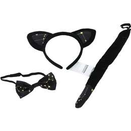 Halloween Dress Up Costume Kit Cat each