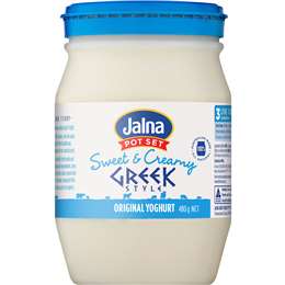 Jalna Pot Set Sweet & Creamy Greek Style Yoghurt