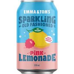 Emma & Tom's Sparkling Old Fashioned Pink Lemonade Can