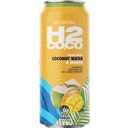 H2Coco Mango Coconut Water Can