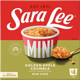 Sara Lee Mini Cups Golden Apple Crumble