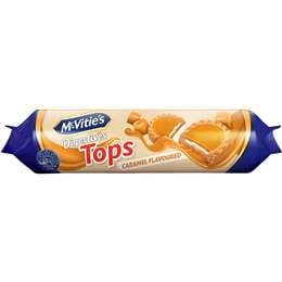 McVitie's Digestives Tops Caramel Flavoured 100g