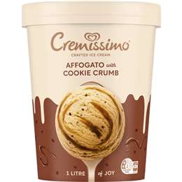 Cremissimo Crafted Ice Cream Affogato With Cookie Crumb