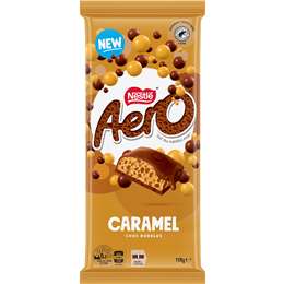 Aero Caramel Chocolate Block 118g