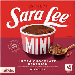 Sara Lee Mini Cups Chocolate Bavarian