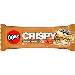 BSc Crispy High Protein Bar Caramel Peanut Fudge 60g