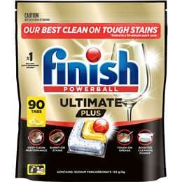 Finish Ultimate Plus Dishwashing Tablets Lemon