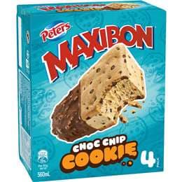 Peters Maxibon Chocolate Chip Cookies Dessert Bars
