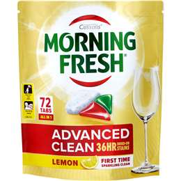 Morning Fresh Advanced Clean Dishwasher Tablets 72 pack