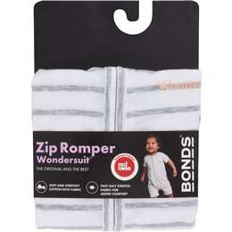 Bonds Baby Zippy Romper Size 000-2 each