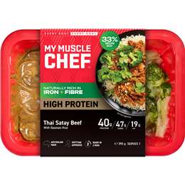 My Muscle Chef Thai Satay Beef & Basmati Rice