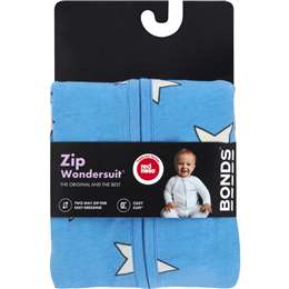 Bonds Baby Zippy Wondersuit Size 3 Assorted each