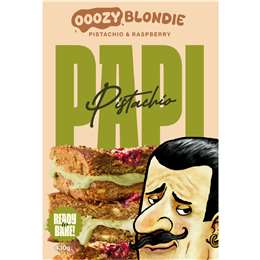 Pistachio Papi Ooozy Blondie Raspberry & Pistachio