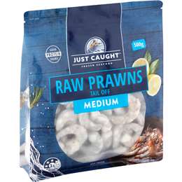 Just Caught Raw Prawns Tail Off Medium