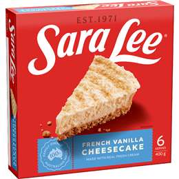 Sara Lee French Vanilla Cheesecake