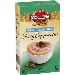 Moccona Coffee Sachets 99% Sugar Free Strong Cappuccino