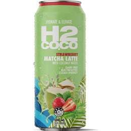 H2Coco Strawberry Matcha Latte Coconut Water